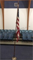 Indoor American Flag 8 1/2 Foot Tall 3x5 Foot