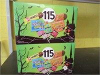 2 BOXES - 115 Snack Size Chocolate Bars