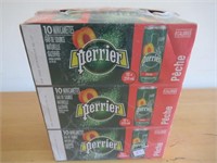 30 Cans Perrier Peach Drink