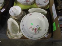 2 TRAYS ROSENTHAL & TUSCAN CHINA