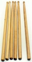 6 Drum Sticks - 13 1/2" Long