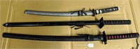3 Samurai Swords
