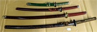 4 Samurai Swords