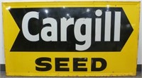 ** Large Metal Cargill Advertising Sign - Very