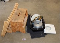 Roaster Pan, Bench, Drying Rack