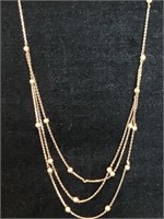 STERLING PEARL NECKLACE
