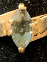 10K MARQUIS STONE RING