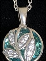 ITALIAN .925 STERLING NECKLACE/ PENDANT
