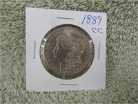 1889CC MORGAN SILVER DOLLAR