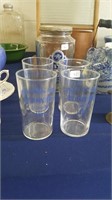 1951 Armed Forces Military Ball Tumblers St. Louis