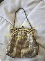 Gold beaded purse
