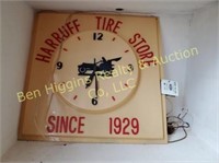 Harruff Tire Store Clock