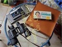 Polaroid Camera w/ case & Binoculars