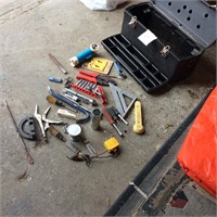 Heavy duty tool box with various tools