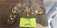 RUSSIAN MILITARY HAT WITH PINS