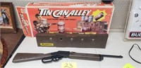 TIN CAN ALLEY ELECTRONIC RIFLE AND TARGET