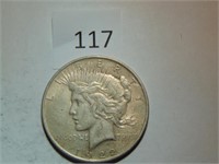1922  Peace Silver Dollar