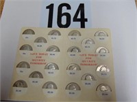 20  Washington Silver Quarters  mixed dates