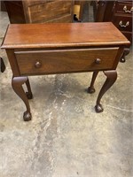 SOLID MAHOGANY BENCH MADE CHIPPENDALE STAND