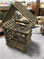 wood egg crates