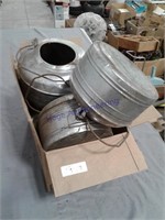 galvanized cans