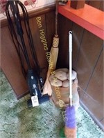 Eureka sweeper, broom, sack of potatoes