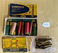 303 British, 32 Win Silvertips & Misc ammo