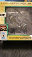 Diecast metal historical Huey Ella Gunship MODEL