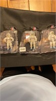 Lot of 3 Action Hero 18 astronauts