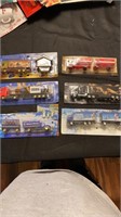 Lot of six beer truck toys