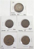 1944 George VI Silver Canada 50 cent coin;