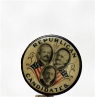 Vintage political pin: "REPUBLICAN CANDIDATES"