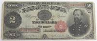 1891 McPherson two dollar B19476823 in