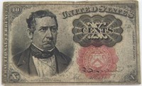 1874 Wm. M. Meridith ten cents U.S. fractional