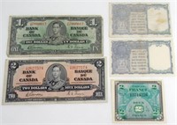 Misc Foreign Currency: 1937 Canada one dollar