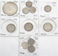 1968 Mexico Olympics Silver coin and (6)