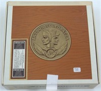 cigar box with foreign currency