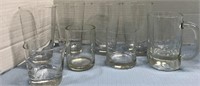 8 PIECE ASSORTED GLASSES