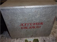 Jefferson creamery  milk box