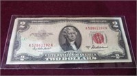 SERIES 1953A $2 RED SEAL NOTE, CRISP