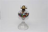 Base of Oil Lamp with Marbles