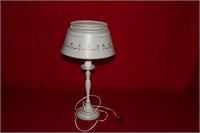 Early American Metal Lamp