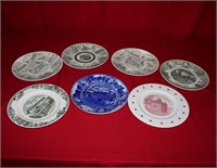7 Historical Collector Plates