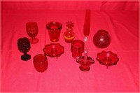Misc Red Glassware