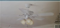 Glendale 42 in. LED Indoor White Ceiling Fan