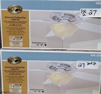 2 Light Ceiling Fan Light Kit.