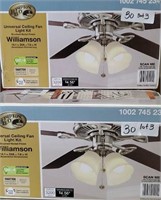 Williamson LED Ceiling Fan Light Kit