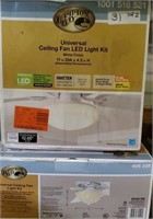 11 in. Universal LED Ceiling Fan Light Kit