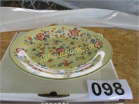 SPRING FLORAL PLATTER W/BOX USA