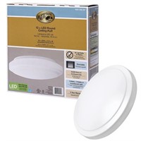 White Round LED Flush Mount Ceiling Light